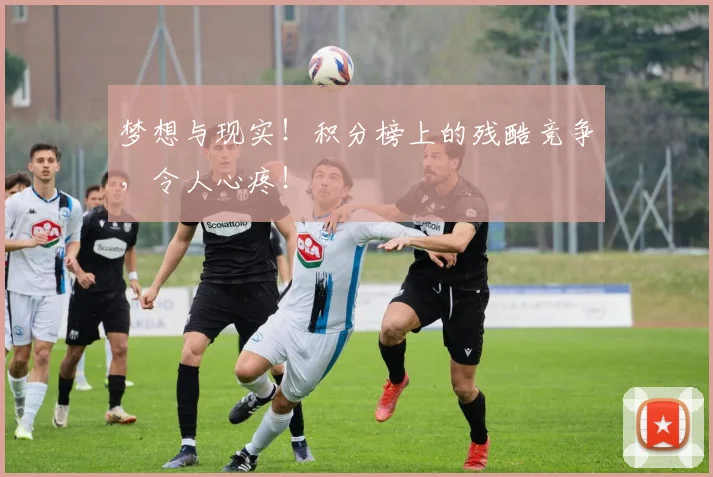 梦想与现实！积分榜上的残酷竞争，令人心疼！